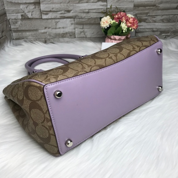 👜COACH SET🌺SURREY CARRYALL & WRISTLET - Picture 6 of 8